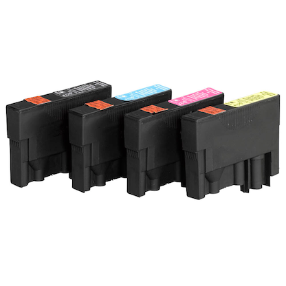 Artikelbild 3 für edding EDD-414 schwarz, cyan, magenta, gelb Druckerpatronen kompatibel zu EPSON T1285M, 4er-Set, Artikelnummer 129155