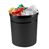 Artikelbild 1 für HAN Grip Papierkorb 18,0 l schwarz, 1 St., Artikelnummer 406696