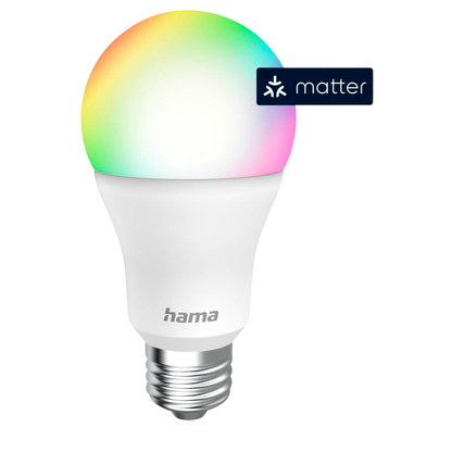 Artikelbild 4 für hama LED-Lampe Smarte WLAN E27 9 W für Sprach-/App-Steuerung, 1 St., Artikelnummer 461977