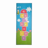 Artikelbild 1 für relaxdays Spielteppich Hüpfspiel blau/bunt 70,0 x 180,0 cm, Artikelnummer 441943