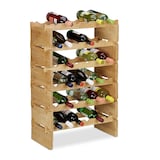 Artikelbild 1 für relaxdays Weinregal braun 60,0 x 28,5 x 86,0 cm, 1 St., Artikelnummer 522443