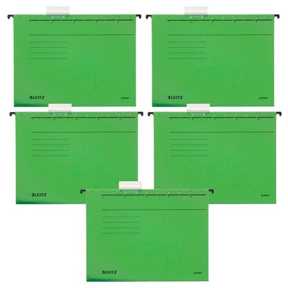 Artikelbild 3 für LEITZ Hängemappen ALPHA® 1985 grün, 5 St., Artikelnummer 322185