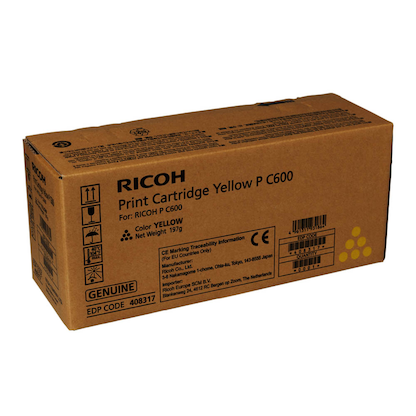 Artikelbild 2 für RICOH P C600 gelb Toner, Artikelnummer 103141