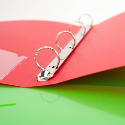 Artikelbild 5 für RAPESCO® Ringbuch 4-Ringe grün, rot, schwarz, dunkelblau, hellblau 3,5 cm DIN A4, 10 St., Artikelnummer 715886