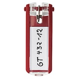 Artikelbild 1 für DURABLE Schlüsselanhänger KEY CLIP rot, 6 St., Artikelnummer 569558