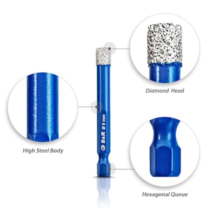 Artikelbild 6 für S&R Diamantbohrer-Set, 4-teilig, Artikelnummer 316337