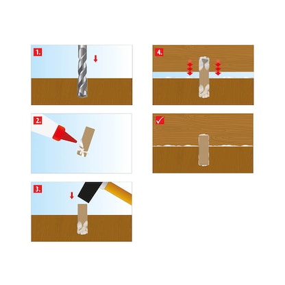 Artikelbild 3 für TOX BOLTFIX wood 015600101 Holzdübel Ø 6 mm x 30 mm, 1.000 St., Artikelnummer 560791