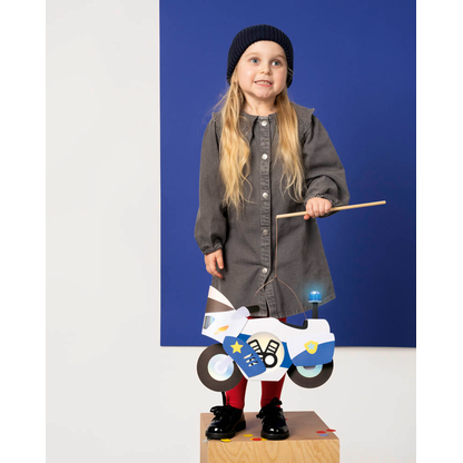 Artikelbild 6 für folia Bastelset POLICE blau, weiß, Artikelnummer 692721