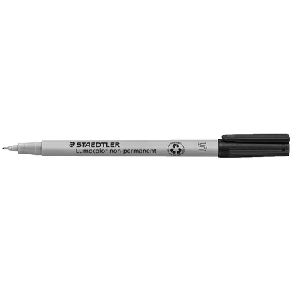Artikelbild für STAEDTLER Lumocolor Folienstifte schwarz 0,4 mm non-permanent, 10 St., Artikelnummer 147504
