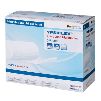 Artikelbild 4 für Holthaus Medical Mullbinden YPSIFLEX 12935S weiß 8,0 cm x 4,0 m, 20 St., Artikelnummer 570940