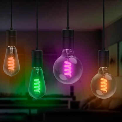 Artikelbild 5 für hama LED-Lampe Filament Retro E27 40 W 16 Mio. Farben, 1 St., Artikelnummer 462319