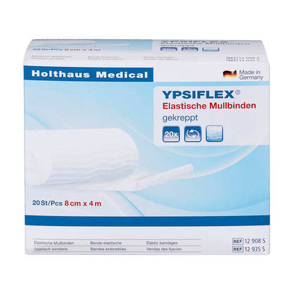 Artikelbild 5 für Holthaus Medical Mullbinden YPSIFLEX 12935S weiß 8,0 cm x 4,0 m, 20 St., Artikelnummer 570940