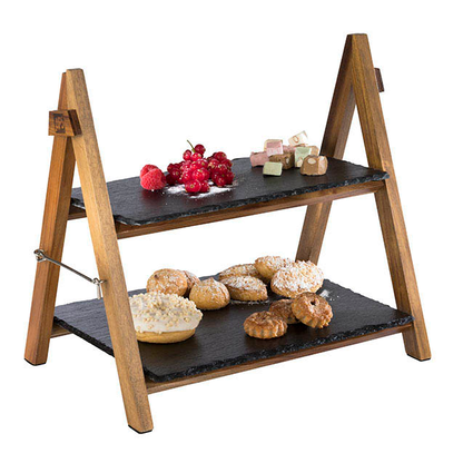 Artikelbild 2 für APS Etagere braun, schwarz Höhe: 34,0 cm, 1 St., Artikelnummer 193629