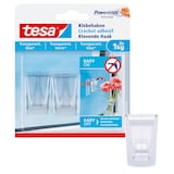 Artikelbild 1 für tesa Klebehaken für max. 1,0 kg, 2,0 x 5,5 cm, 2 St., Artikelnummer 387454