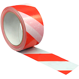 Artikelbild 1 für SUPRA Warnklebeband rot/weiß 50,0 mm x 66,0 m 1 Rolle, Artikelnummer 191094