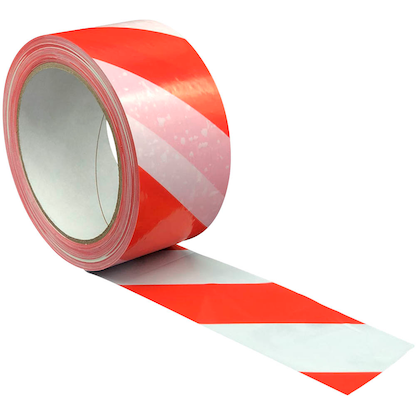 Artikelbild für SUPRA Warnklebeband rot/weiß 50,0 mm x 66,0 m 1 Rolle, Artikelnummer 191094