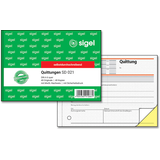 Artikelbild 1 für SIGEL Quittung, MwSt. separat ausgewiesen Formularbuch SD021, 1 St., Artikelnummer 855155