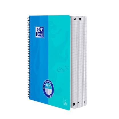 Artikelbild 7 für OXFORD Collegeblock DUO touch Lineatur 27/28 liniert und kariert DIN A4 Innen- und Außenrand, 1 Block, Artikelnummer 804950