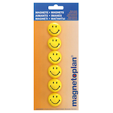 Artikelbild 1 für magnetoplan Smilie Magnete Motiv, Kunststoff Ø 3,0 cm, 6 St., Artikelnummer 573523