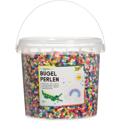 Artikelbild für folia Bügelperlen mehrfarbig 30.000 St., Artikelnummer 183531
