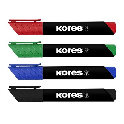 Artikelbild 2 für Kores® ECO XP1 Permanentmarker farbsortiert 3,0 mm, 4 St., Artikelnummer 766467