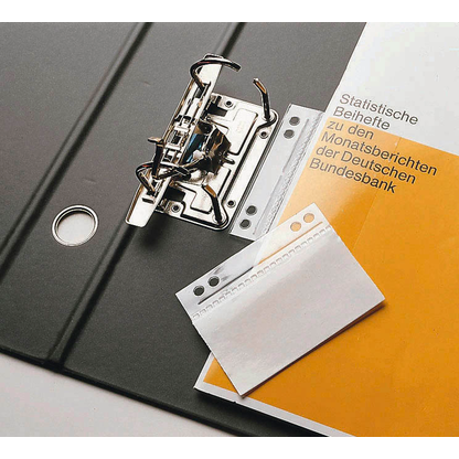 Artikelbild 6 für VELOFLEX Heftstreifen, selbstklebend Doppelheftfix transparent Kunststoff, 10 St., Artikelnummer 494526