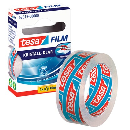 Artikelbild für tesa KRISTALL-KLAR Klebefilm transparent 15,0 mm x 10,0 m 1 Rolle, Artikelnummer 114637