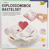 Artikelbild 1 für folia Bastelset Explosionsbox Romance 46 tlg. blau, Artikelnummer 192213