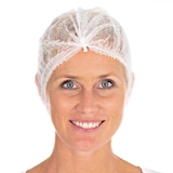 Artikelbild 1 für HYGONORM unisex Klipphauben light weiß Größe Groß 100 St., Artikelnummer 741247