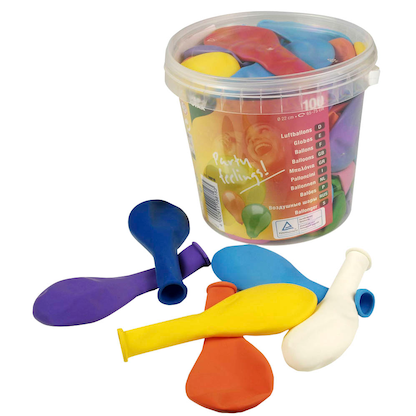 Artikelbild für PAPSTAR Luftballons bunt, 100 St., Artikelnummer 796029