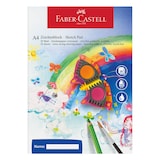 Artikelbild 1 für FABER-CASTELL Zeichenblock DIN A4 100 g/qm, 20 Blatt, 1 St., Artikelnummer 966320