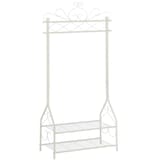 Artikelbild 1 für SONGMICS Kleiderständer HSR07WV1 weiß Metall 92,0 x 173,0 cm, Artikelnummer 291593