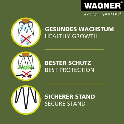 Artikelbild 6 für WAGNER® design yourself Pflanzenständer GH 0520 Metall, Ø 22,0 cm schwarz rund, 2 St., Artikelnummer 603801