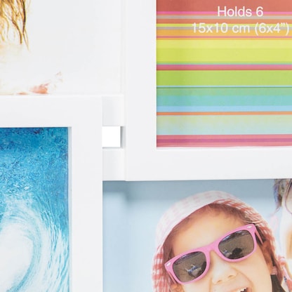 Artikelbild 4 für relaxdays Collage-Bilderrahmen weiß 81,0 x 30,0 cm, 1 St., Artikelnummer 522674