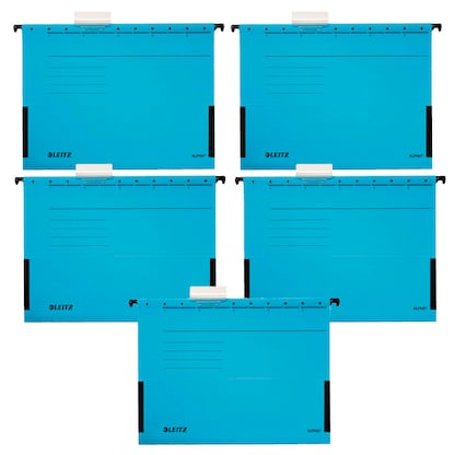 Artikelbild 2 für LEITZ Hängetaschen ALPHA® 1986 blau, 5 St., Artikelnummer 322329