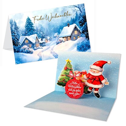 Artikelbild für LUMA Weihnachtskarte Frohe Weihnachten LU POPUP 01 bunt, 1 St., Artikelnummer 716128