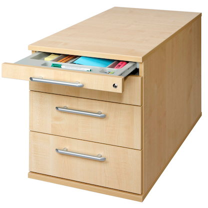 Artikelbild 8 für HAMMERBACHER Solid TC30 Rollcontainer ahorn 4 Auszüge 42,8 x 80,0 x 51,2 cm, Artikelnummer 293516