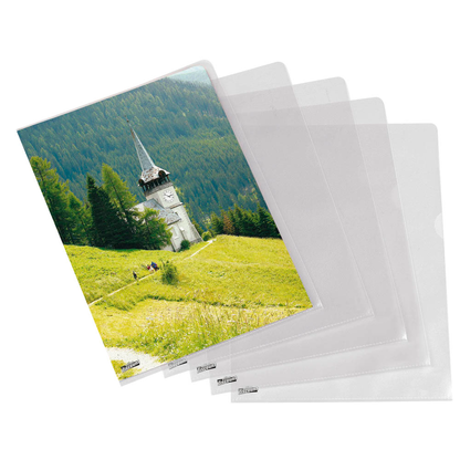 Artikelbild für AKTION: office discount Sichthüllen DIN A4 transparent genarbt 0,09 mm, 100 St., Artikelnummer 788836