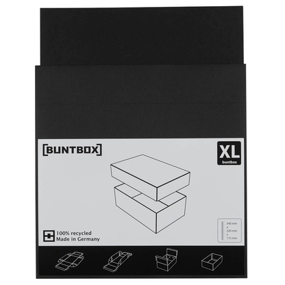 Artikelbild 4 für BUNTBOX XL Geschenkboxen 8,6 l schwarz 34,0 x 22,0 x 11,5 cm, 1 St., Artikelnummer 304002