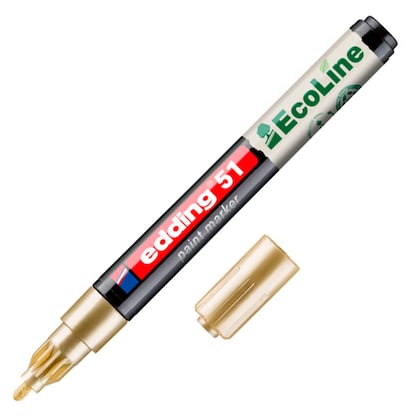Artikelbild für edding 51 EcoLine Lackmarker gold 1,0 - 2,0 mm, 1 St., Artikelnummer 661047