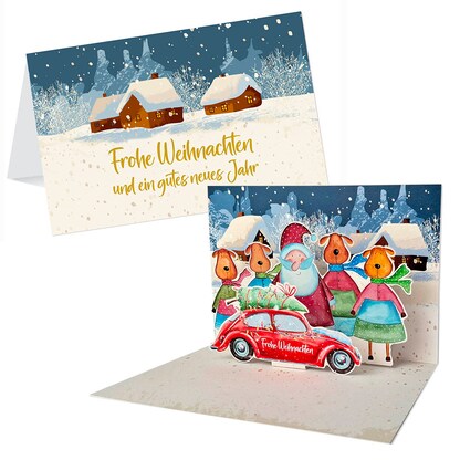 Artikelbild für LUMA Weihnachtskarte Frohe Weihnachten LU POPUP 05 bunt, 1 St., Artikelnummer 716157