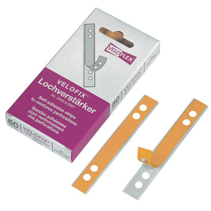Artikelbild 2 für AKTION: VELOFLEX Lochverstärker Lochverstärker glasklar, 50 St., Artikelnummer 836155