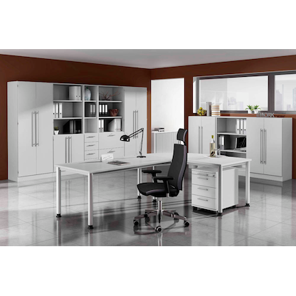 Artikelbild 4 für HAMMERBACHER Orbis Rollcontainer lichtgrau 4 Auszüge 42,8 x 58,0 x 59,0 cm, Artikelnummer 470278