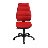 Artikelbild 1 für office discount Bürostuhl Unni SY, UNNI SY BC1 Stoff rot, Gestell schwarz, Artikelnummer 366841