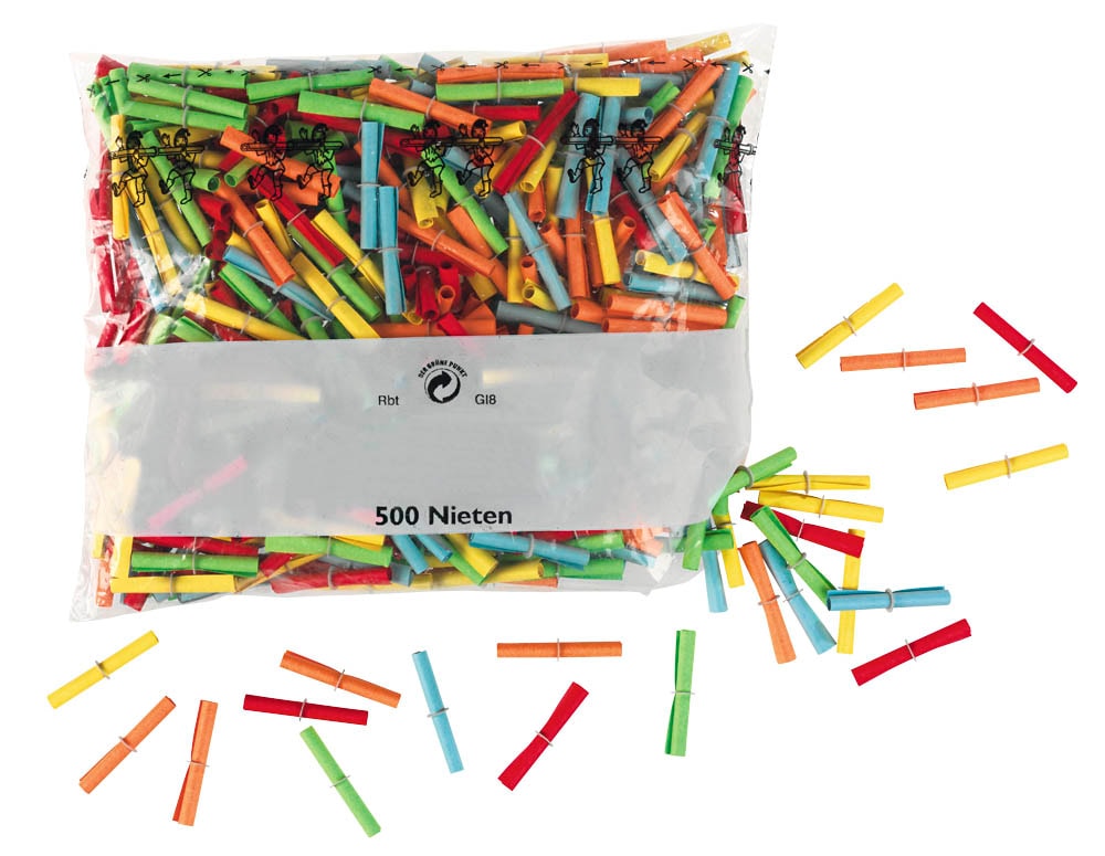 PARTY DISCOUNT Röllchenlose 'Treffer' – Für Tombola & Gewinnspiele, Weiß, Nummer 751-800