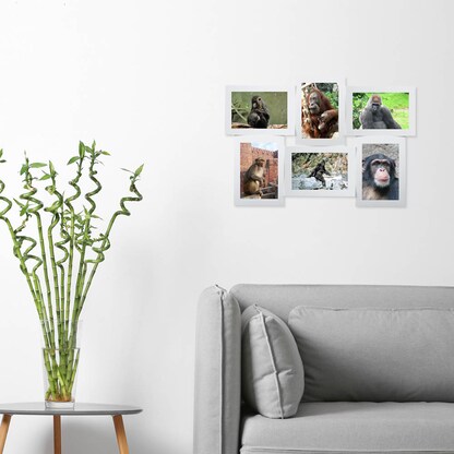 Artikelbild 8 für relaxdays Collage-Bilderrahmen weiß 47,5 x 33,0 cm, 1 St., Artikelnummer 521887