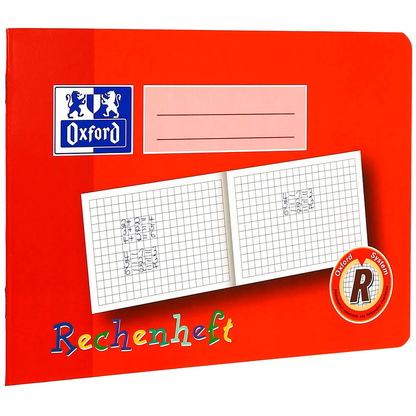 Artikelbild 2 für OXFORD Zahlenlernheft Rechnen lernen Lineatur R kariert DIN A5 quer ohne Rand, 16 Blatt, 1 St., Artikelnummer 759591