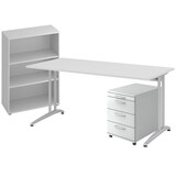 Artikelbild 1 für HAMMERBACHER Altus Büromöbel-Set lichtgrau, Artikelnummer 592998