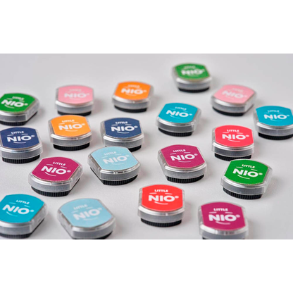 Artikelbild 4 für COLOP Stempelkissen Little Nio Pastell fresh mint, calm blue, soft pink, cozy red 4x 1,7 x 1,7 cm, 4 St., Artikelnummer 619969