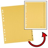 Artikelbild 1 für Trennblätter DIN A4 0-9 gelb, 250 g/qm, 100 St., Artikelnummer 203299